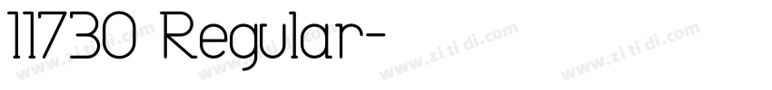 00629 Regular字体转换